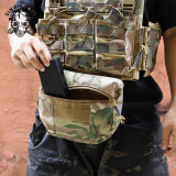 SINAIRSOFT Tactical Molle Chest Rig Drop Dump Pouch Bag For CRM CRX D3 Vest