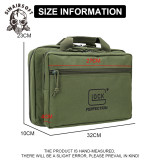 Tactical Pistol Portable Storage Dual Gun Bag Tool Case Range Handgun 22 LR Holster For Glock 1911 Cz-75 Taurus G2c Paintball