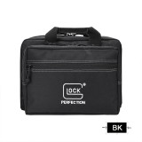 Tactical Pistol Portable Storage Dual Gun Bag Tool Case Range Handgun 22 LR Holster For Glock 1911 Cz-75 Taurus G2c Paintball
