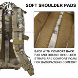 SINAIRSOFT 30L Tactical Backpack Outdoor Hiking Camping Rucksack Trekking Travel Molle Bags
