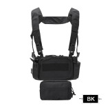 Tactical Micro Chest Rig Modular H Harness D3CR Funny Pack SACK Pouch Combat  Equipment Vest 5.56 Mag Colete Airsoft