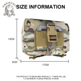 SINAIRSOFT Utility Tactical Molle Pouch EDC Medical Kit Bag Waist Pack Elastic Quick Access