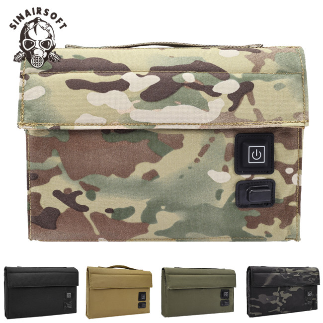 SINAIRSOFT Tactical M4 9mm Magazine Warmer Pouch Multifunctional IPSC Outdoor Hunting USB Power Bag Adjustable Temperature
