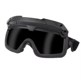 SINAIRSOFT Tactical Split Anti-Fog Safety Goggles For ARC Helmet Guide Rail Glasses Airsoft