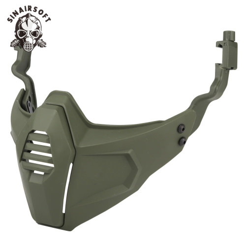 SINAIRSOFT Tactical Half Face Mask Airsoft Fast Helmet Universal Protective Mask Hunting