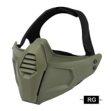 SINAIRSOFT Tactical Half Face Mask Airsoft Fast Helmet Universal Protective Mask Hunting