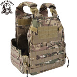 SINAIRSOFT Modular Tactical Training Combat Vest Plate Carrier Body