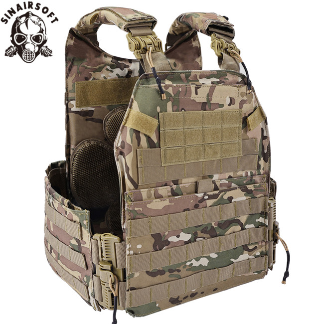 SINAIRSOFT Modular Tactical Training Combat Vest Plate Carrier Body