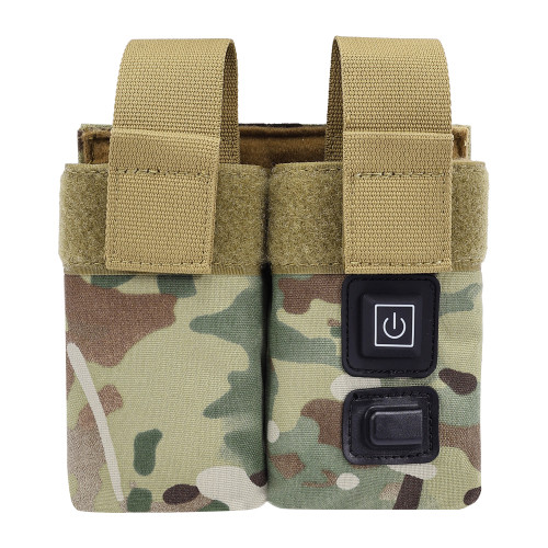 SINAIRSOFT Molle Tactical M4 Double Magazine Pouch Warmer Function Holster Paintball Airsoft Rifle Hunting Bandolier Accessories