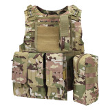 SINAIRSOFT Tactical Molle Combat Assault Vest Plate Carrier Tactical Vest CS Outdoor Clothing Hunting Protection Vest
