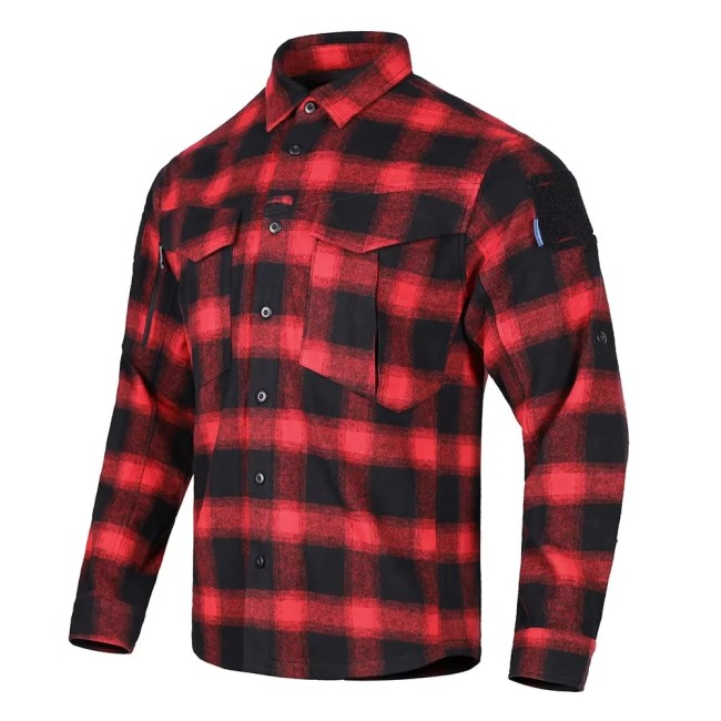 Emersongear Blue Label  Longicorn  Flannel Shirts Tactical Ergonomic T-shirts
