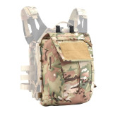SINAIRSOFT Tactical Zip-on Panel Pack Airsoft Molle Plate Carrier Zipper-on Backpack Nylon Bag For AVS JPC 2.0 CPC Vest