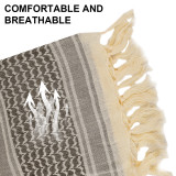 SINAIRSOFT Airsoft  Hunting Shemagh Thicken Muslim Hijab Multifunction Tactical Scarf Shawl Arabic Keffiyeh Scarves