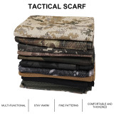 SINAIRSOFT Tactical Camouflage Mesh Scarf Men Women Scarf For Airsoft Sports Hunting CS Face Mask Sabage