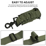 SINAIRSOFT One Point Quick Detach Sling Strap Single Point Rifle AR Sling Adjustable Tactical Airsoft Gun Strap For Hunting