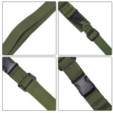 SINAIRSOFT 3 Point Quick Detach Sling Strap Three Point Rifle AR Sling Adjustable Tactical Airsoft Gun Strap for Hunting Bags