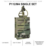 SINAIRSOFT 5.56 M4 Single Magazine Pouch Built-in MGA Support Frame Quick