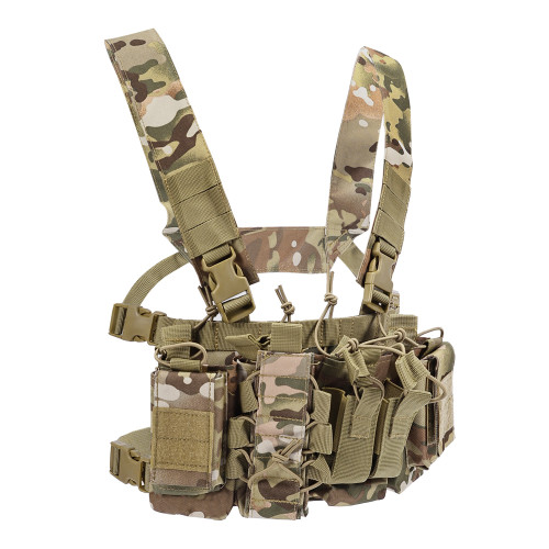 Army Tactical D3 Chest Rig Vest Carrier Armor Harness Rifle Pistol Magazine Pouch CRX Hunting Equipment Accessories 5.56 7.62