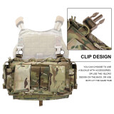 SINAIRSOFT Tactical Magazine MAG Pouch 9mm 5.56 For release buckle Vest Chest Rig