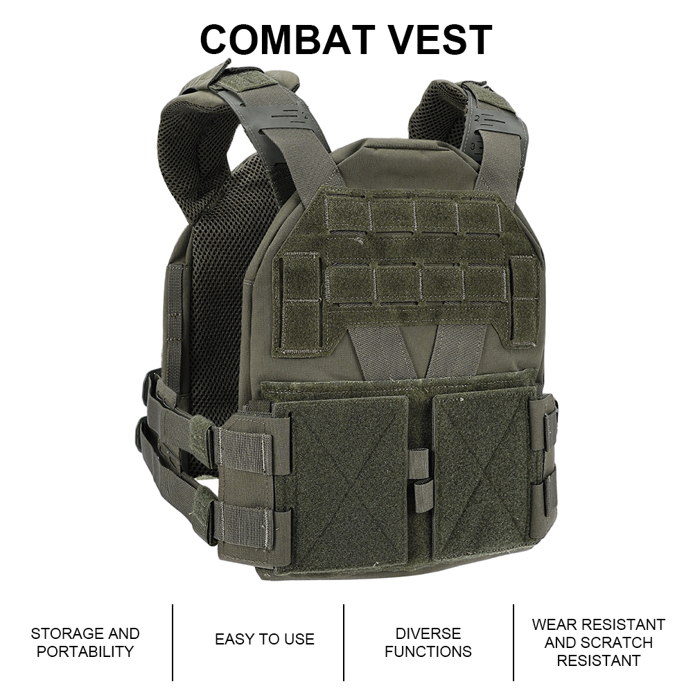 SINAIRSOFT KZ Plate Carrier Tactical Vest Quick Release Low