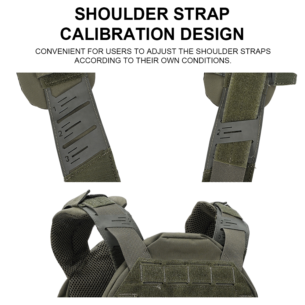 SINAIRSOFT KZ Plate Carrier Tactical Vest Quick Release Low