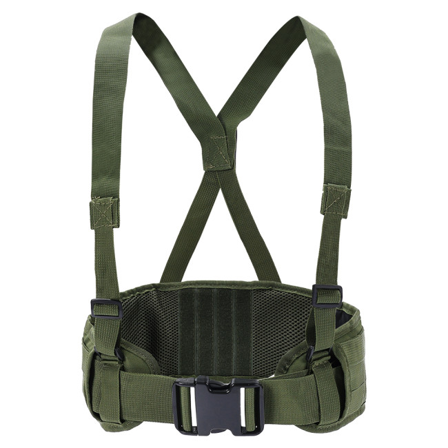 SINAIRSOFT Tactical Vest Molle Belt Men's  Special 1000D Nylon  Convenient Combat Girdle EAS H-shaped Adjustable Soft Padded
