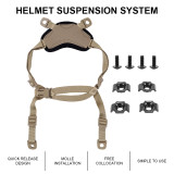 SINAIRSOFT Tactical Helmet General Suspension X-Nape Adjustable Strap Helmet Accessory For Hunting ShootingCombat