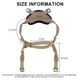SINAIRSOFT Tactical Helmet General Suspension X-Nape Adjustable Strap Helmet Accessory For Hunting ShootingCombat