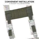 SINAIRSOFT Tactic Chest Rig End User Device Carrier Harnesses MOLLE EUD Bridge Extend Plate