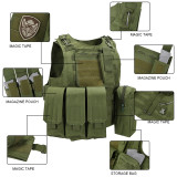 SINAIRSOFT Tactical Molle Combat Assault Vest Plate Carrier Tactical Vest CS Outdoor Clothing Hunting Protection Vest