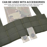 SINAIRSOFT Tactic Chest Rig End User Device Carrier Harnesses MOLLE EUD Bridge Extend Plate