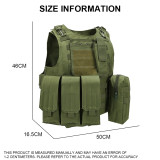 SINAIRSOFT Tactical Molle Combat Assault Vest Plate Carrier Tactical Vest CS Outdoor Clothing Hunting Protection Vest
