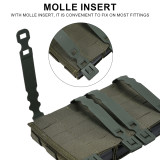 SINAIRSOFT Tactical Triple 5.56 Magazine Pouch Open Top Molle Rifle Mag Holders