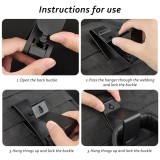 SINAIRSOFT Tactical Headset Hang Buckle Hook Clip Clamp for belt MOLLE Girdle Quick release Mobile Phone Holder