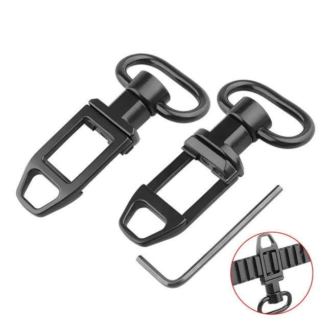 SINAIRSOFT Tactical QD Low Profile Ambush Loop Point for Picatinny Rail Sling Swivel Mount