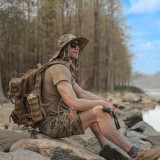 EMERSONGEAR BlueLabel Frillnecks Hat Detachable Face Mask Back Panel Cap