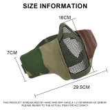 SINAIRSOFT Tactical Airsoft Mask Metal Mesh Half Face Paintball Hunting Mask