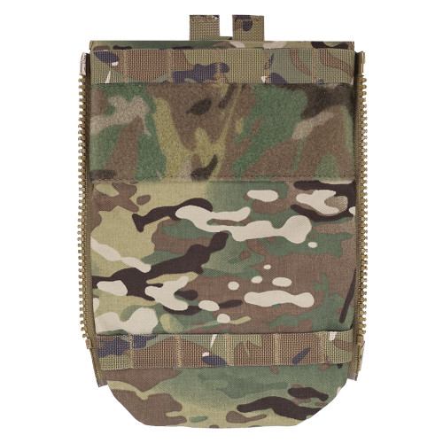 SINAIRSOFT Tactical Zip-on Back Panel Pouch Plate Carrier Hydration Back Bag For PC V5 Vest