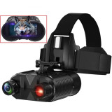 SINAIRSOFT Digital Infrared Night Vision Binoculars 4K 3D Head Mounted Goggles 8X Zoom 300M