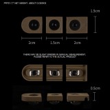 SINAIRSOFT Tactical M-LOK Cable Clip Wire Guide System Flashlight Tail Picatinny Rail Cover