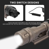 SINAIRSOFT Tactical M952V LED Flashlight Light Hunting Rifle Scope Weapon Light Rail Mount