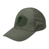 SINAIRSOFT New Tide Punisher Skull  Operator Mesh Baseball Cap Men Cool Fitted Caps