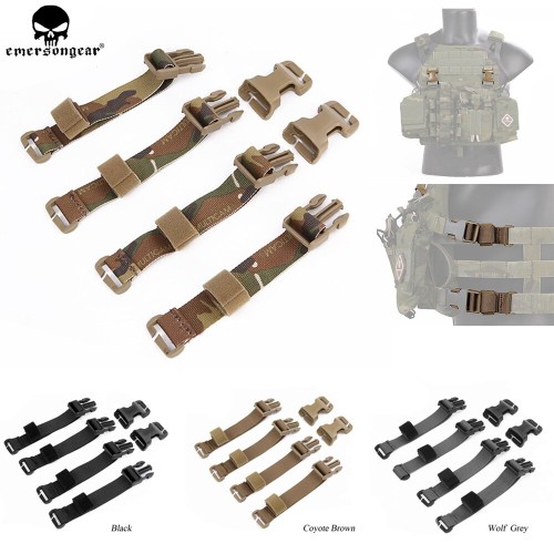 EMERSONGEAR Buckle Straps Set Adapter Kit for Tactical Chest Rig Tactical Combat Vest Airsoft Gear