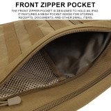 SINAIRSOFT Tactical Backpack 14 Inches Laptop Field Chest Bag Outdoor Sports Hiking Waterproof Single Shoulder Bags