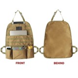 SINAIRSOFT Universal Car Seat Back Bag Tactical Molle Car Seat Organizer Storage Nylon Seat Organizer Protector Auto Hunting
