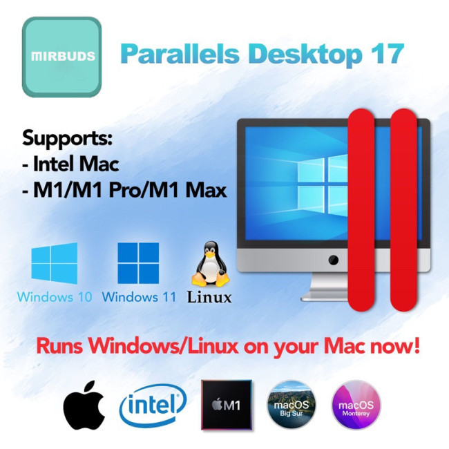 [Intel & M1&M2 ]Parallels Desktop 18 [V18.0.0] with Activated Win10/11 Pro + TPM Bypass Lifetime Virtual Machine | Win on Mac