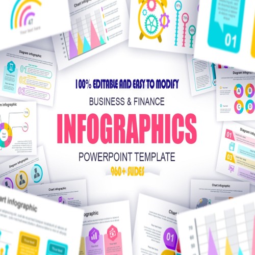 PowerPoint Premium Infographics Templates with 960+ useful slides
