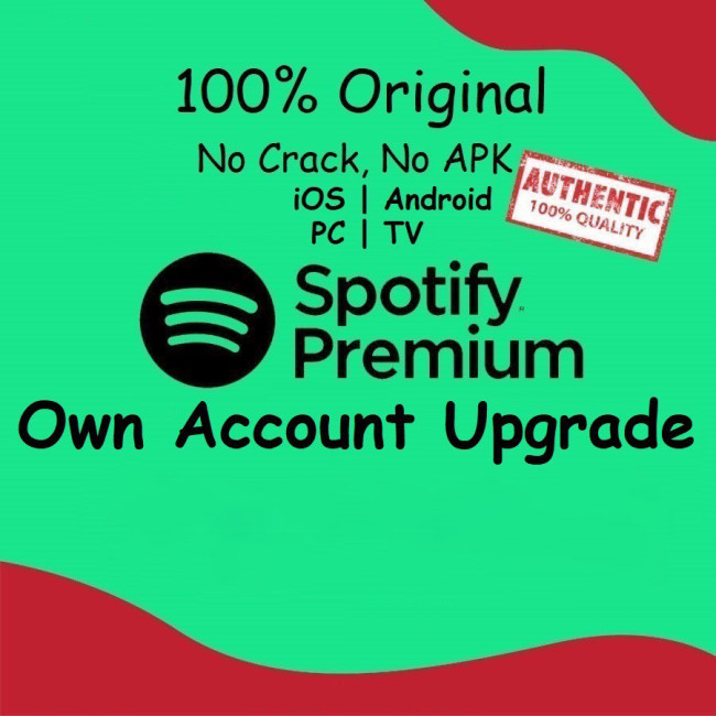 [CHEAPEST & FASTEST] Spotify Premium Own Account Upgrade Gift Card Subscription Android, iOS, PC, TV etc 100% Original