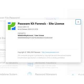 Passware Kit Forensic v2022.1 [🔥 Full Version 🔥] + 2505 agent key + Updateable [Life Time Guarantee]