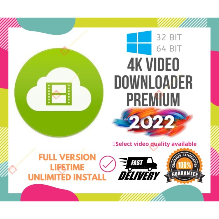4K Video Downloader 4 | 4.19 Premium 2022 Windows Mac MacOS | Full Version | Lifetime